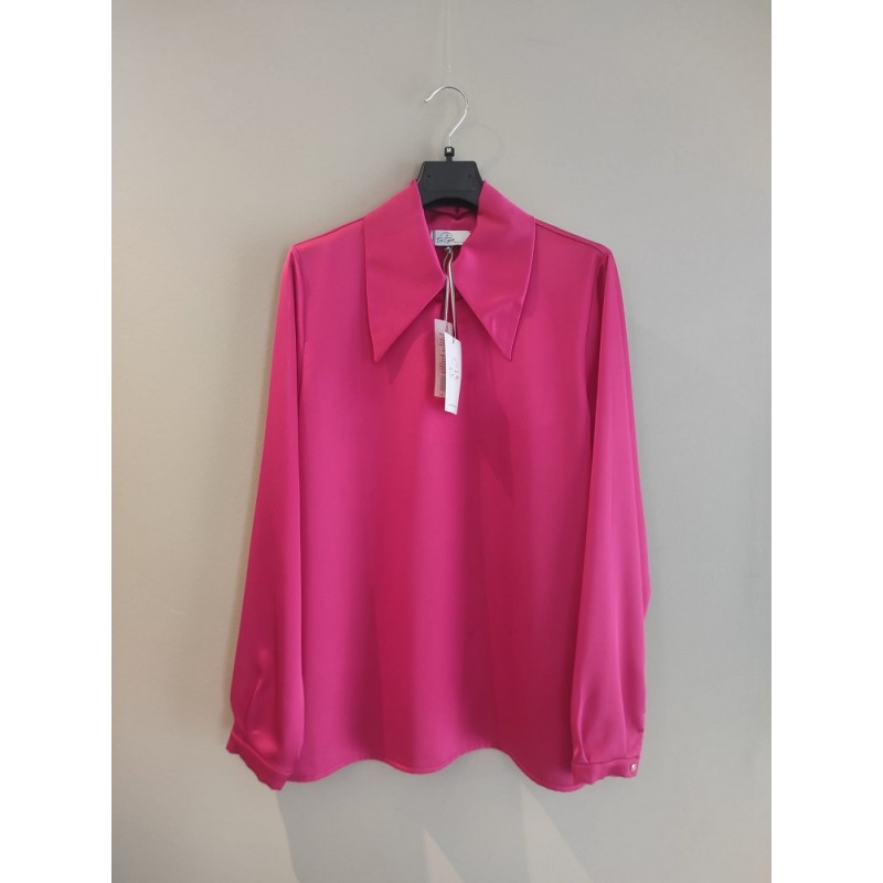 Tee Time pra36345 blusa-colletto fuxia