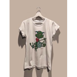 Tee Time 51209 t-shirt frog bianco
