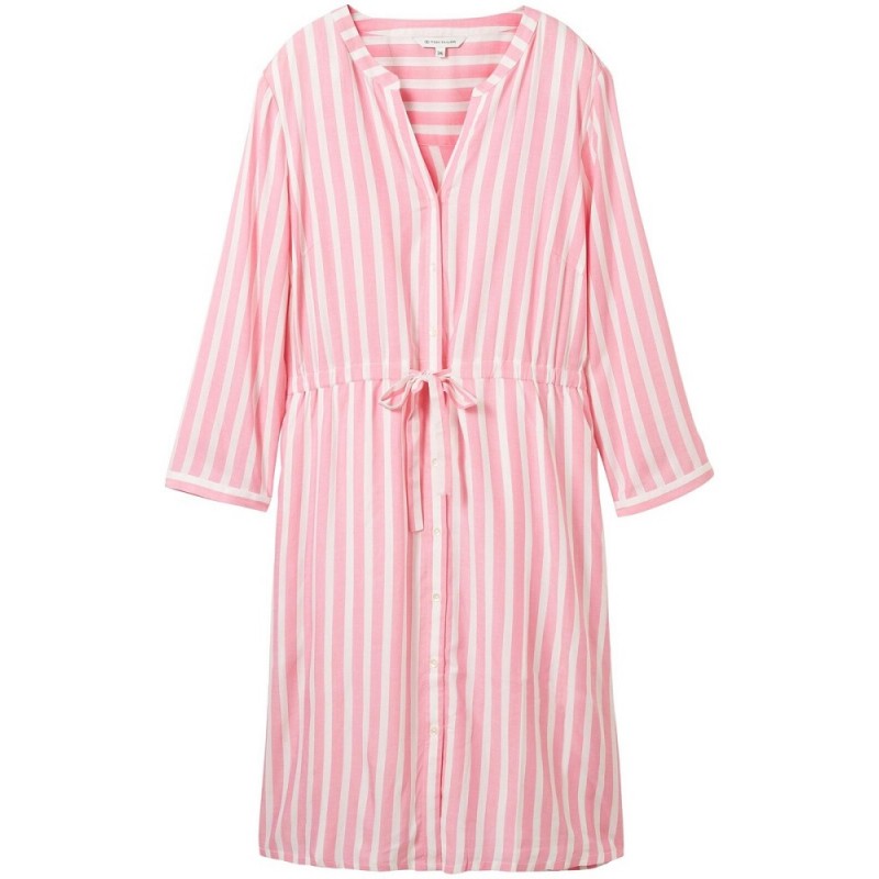 Tom Tailor 1041204 pink offwhite stripe